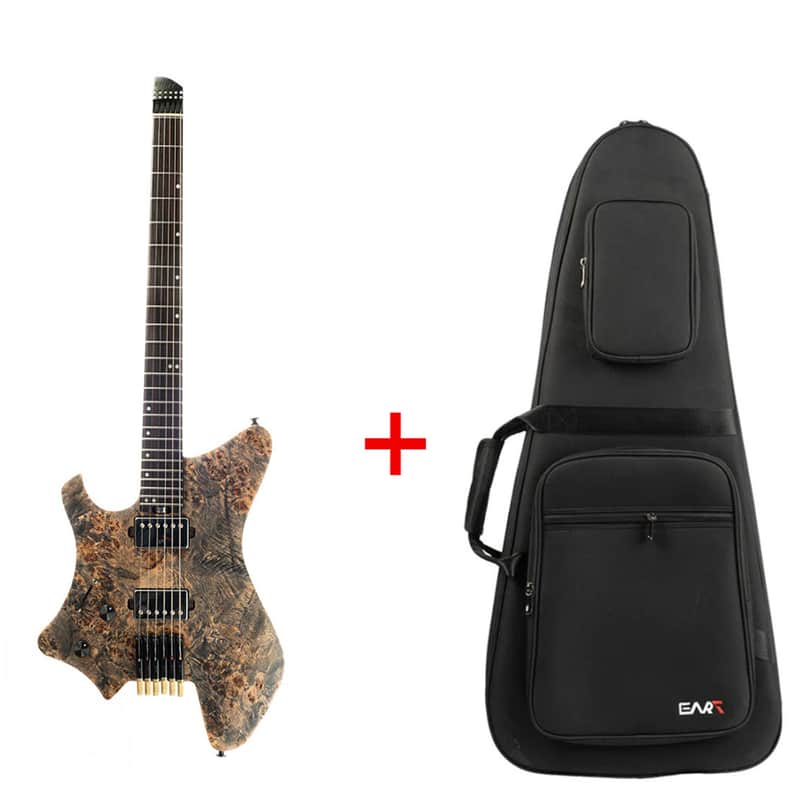 Eart Guitars, GW2L, Left Handed Headless Electric Guitars,Stainless Steel frets, with Gigbag EHKHG image 1