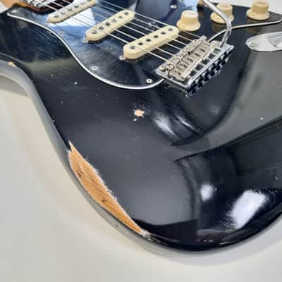 Fender Stratocaster Relic Ancho Poblano Roasted 2019 Custom Shop Limited Edition Black image 6