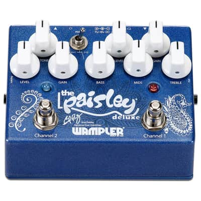 Wampler Paisley Drive Deluxe Brad Paisley Signature Dual Overdrive Guitar Effects Pedal image 3