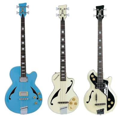 Italia Torino Semi Hollow guitar in Silver Sparkle Made in Korea w/ Original Gigbag image 9