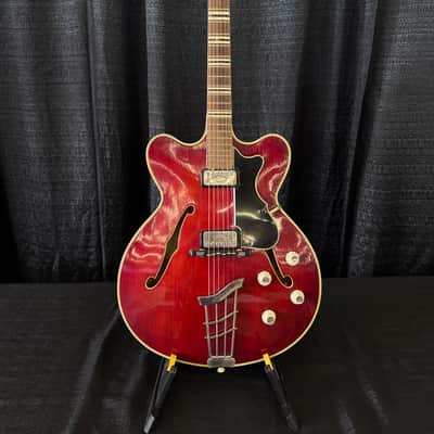 Hofner Verithin Circa 1962 - Naturally Aged Red Nitro - Fully Funtional image 2