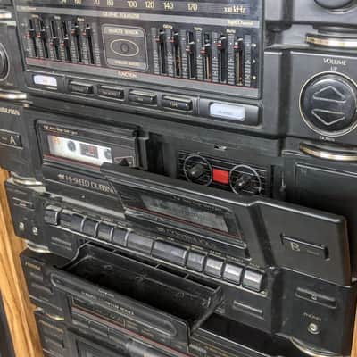 Vintage Soundesign 5863 Double Cassette Stereo System 1980's - 2x Tape Deck, AM-FM image 5