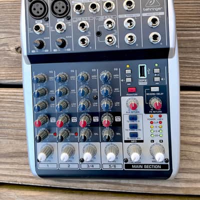 Behringer Xenyx QX602MP3 6-Input Mixer 2025- Standard image 1
