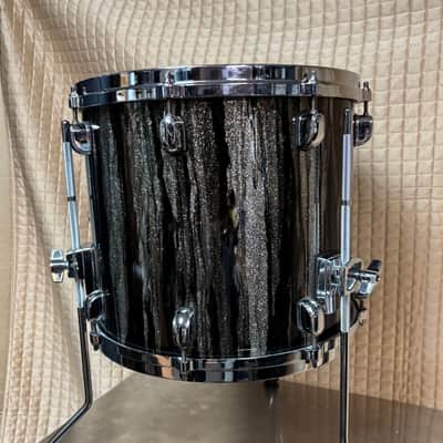 Tama Starclassic Walnut Birch 14” x 12” Floor Tom Black Clouds & Silver Lining image 14