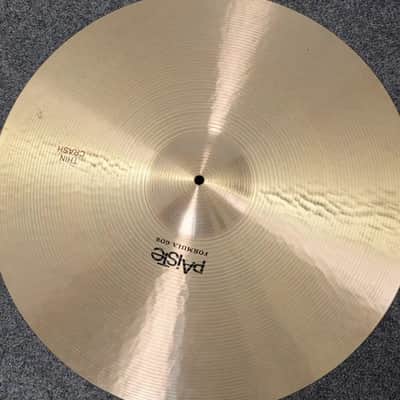 Used Paiste Formula 602 Thin Crash Cymbal 22" - Very Good image 2