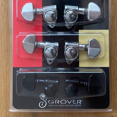 Grover Rotomatic 102C + BC 1980+2026 - Chrome + Black image 1