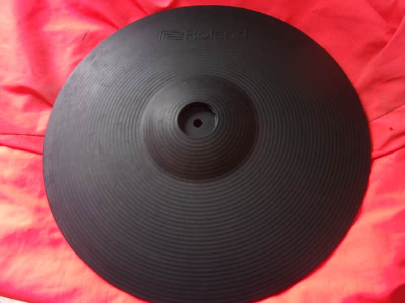 Roland TD-17 EDrum CY-14R-T Ride Cymbal 2 Input 1/4" Triple Zone tested + works great image 1