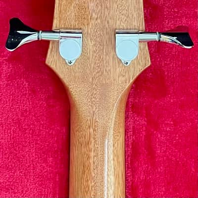 Dean EQABA-GN Exotica Quilt Ash Acoustic Bass with Aphex Electronics 2010s - Gloss Natural image 8