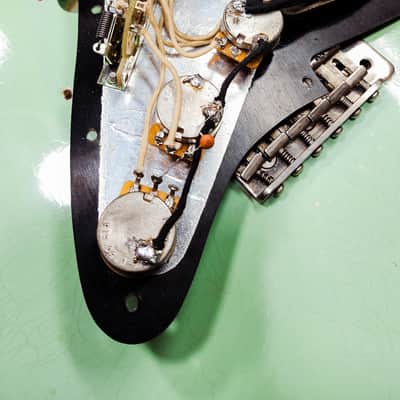 Schecter USA Rosewood neck mint green strat - Dallas-era 80s vintage stratocaster image 6