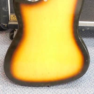 Vintage 1965 Harmony H15 Bobcat Electric Guitar & Original Case image 3
