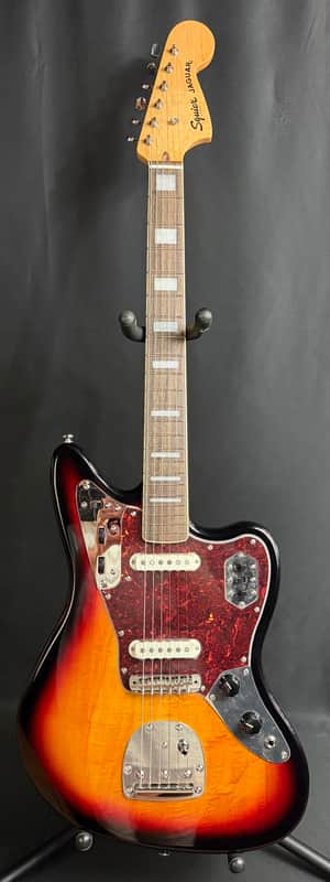 Squier Classic Vibe 70's Jaguar Electric Guitar 3-Tone Sunburst Finish (393) image 1