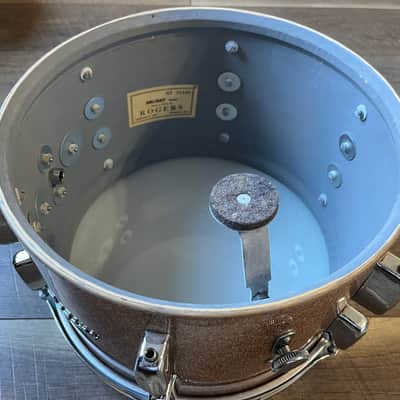 Rogers Covington-era Early 60s Drum Kit/Set - Champagne Sparkle, B&B lugs/Jasper Shells image 13