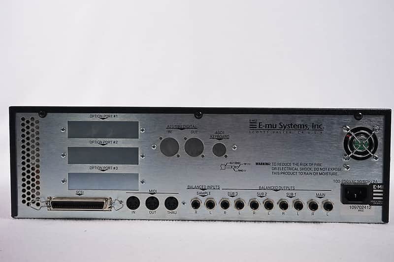 E-MU Systems E6400 Emulator Rackmount 64-Voice Sampler Workstation image 2