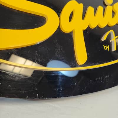 Rare "Squier by Fender" Illuminated Dealer Display Sign, 1990s, w/Power Supply image 6