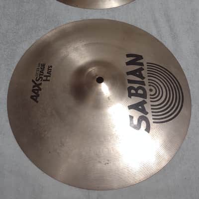 Sabian AAX 13" Stage Hats - Hi-Hat Cymbals (Pair) - Natural image 7