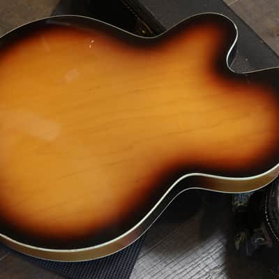 1962 Gretsch G6117 Double Anniversary Electric Guitar Sunburst + HSC image 12