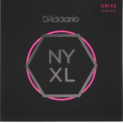 D'Addario NYXL Electric Guitar Strings - .009-.042 Super Light  3-pack image 1