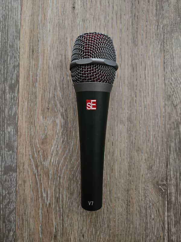 sE Electronics V7 Handheld Supercardioid Dynamic Microphone 2010s - Black image 1