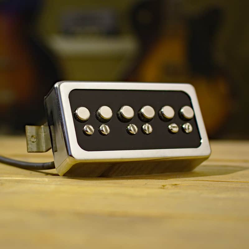 Mr.2000HB Dearmond style single coil  in standard  Humbucker size  for Hollow Body - Black Top image 1
