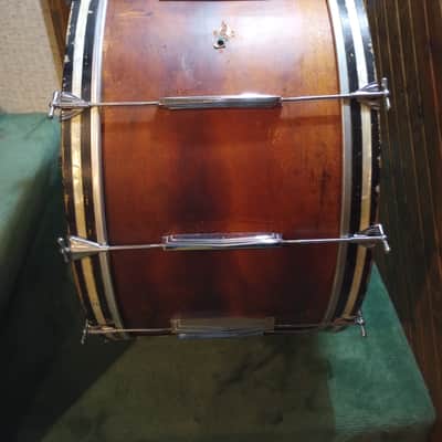 Ludwig 1970's 16x32 Concert Bass Drum 1970's - Stained Maple 🍁 image 2