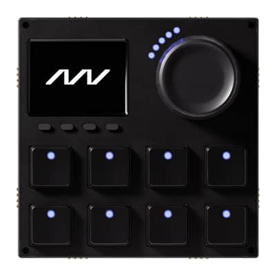 Intech Studio GRID3 VSN1-L Jogwheel + Screen MIDI Controller (Left Screen) image 1