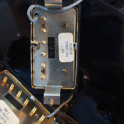 Ultra Rare Fully Custom Hand Built MIJ Japan Semi Hollow Guitar - Aozax Black Nitro Laquer Gibson ES-347 Copy image 21