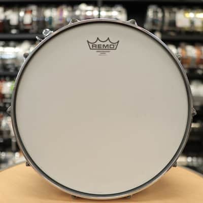 Vintage Milestone Percussion 7x14" Fiberglass Composite Snare Drum (Black) image 10