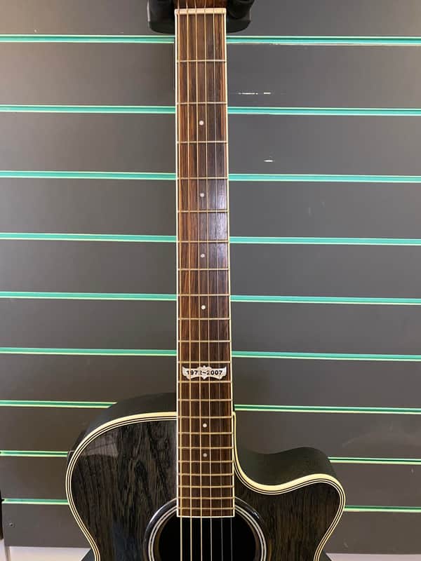 Crafter FX550EQ See-Thru Black Electro Acoustic Guitar | Reverb