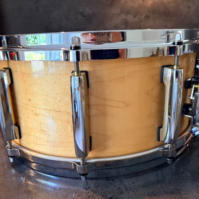 Pearl Masters MCM-1465S/C102 One ply maple snare 2015 - Natural maple image 4