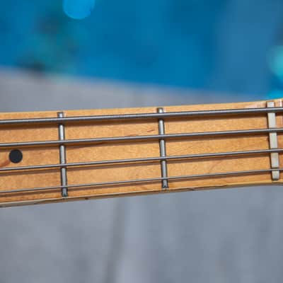 Classic 1983 Fender Jazz Bass 3-Bolt with Ash Body & Bound Maple Fretboard - Sienna Burst Finish - Made in the USA - Vintage Dimarzio PU's! - Pro Set Up w Perfect Frets/Action/Intonation! image 8