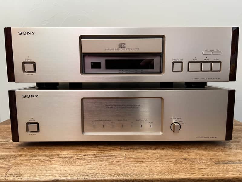 Sony CDP-R1+DAS-R1-Top of the line Cd Player and DA Converter image 1