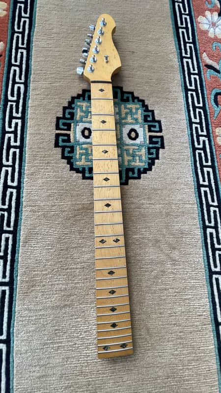 Warmoth Warhead 7/8 Neck Birdseye Maple Valley Arts image 1