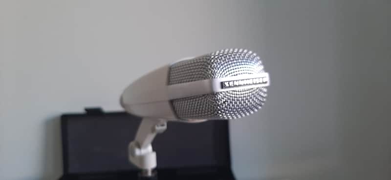 Sennheiser MD 421-N Cardioid Dynamic Microphone 1960s - 1980s - White image 1