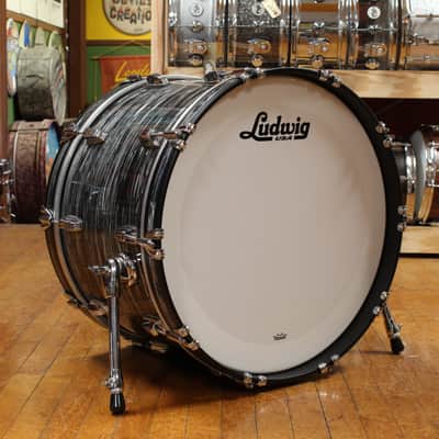 Ludwig Classic Maple Outfit in Black Oyster Pearl 14x22 9x13 16x16 image 2