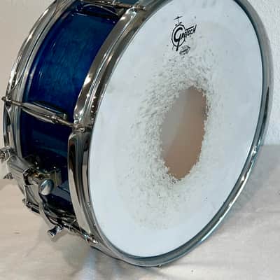 Gretsch Catalina Birch Caribbean Blue 14" Snare Drum, Great Condition Nice Drum & Ships Fast ! image 4