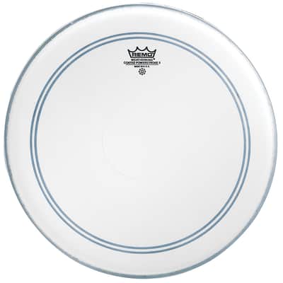 Remo Powerstroke P3 Coated Top Clear Dot Drum Head 12"