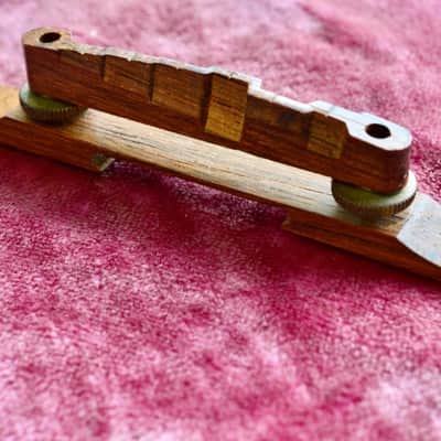 Vintage 1950's Gibson Rosewood Archtop Bridge and Base - L-5ces, Super 400, Es-175 1960's image 2