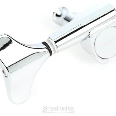 Grover 144C Mini Bass Tuning Machines Set - 2+2 - Chrome (144Cd1) image 2