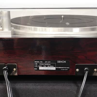Denon DP-47F Vintage Fully Automatic Direct Drive Vinyl Turntable - 100V image 15