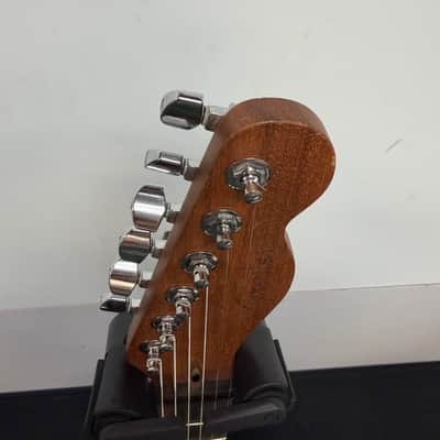 Used Fender American Acoustasonic Telecaster Acoustic Electric Guitar with Fender Gig Bag Sunburst 2019 image 3