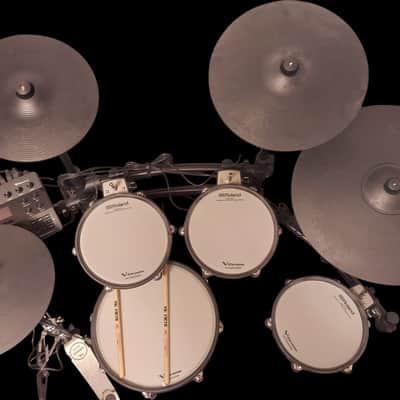 Roland TD-27KV2 V-Drum Kit with Mesh Pads 2022 - Present - Black image 2