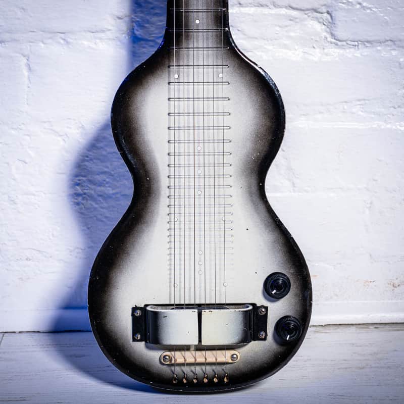 Rickenbacker Model 59 Lap Steel and Amplifier set 1946 - Silver Burst image 1