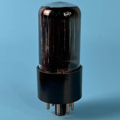 1953 General Electric 6V6 Vintage Smoked Glass Vacuum Tube! Tests Good! T564 image 3