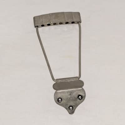 Gibson Vintage 1957 ES-125 Nickel Trapeze Tailpiece 1955 1956 1958 1959 1950's image 1