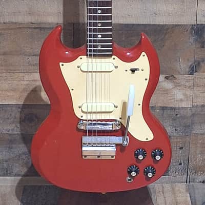 1967 Gibson Melody Maker D "SG" - Fire Engine Red - image 1