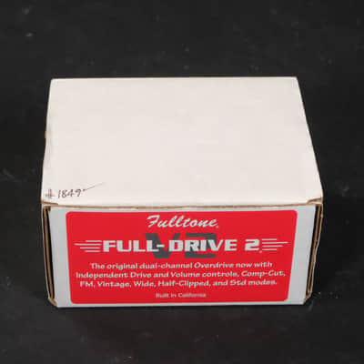 Used Fulltone Full-Drive2 Overdrive Pedal - Red image 7