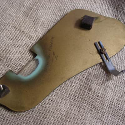 Original Vintage 1958 Gretsch Streamliner Pickguard w/ Bracket & Spacer image 2