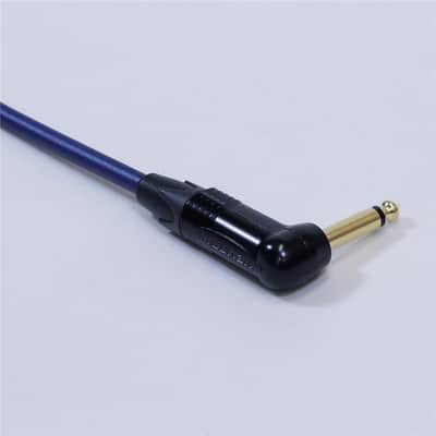 Noah'sark PASSGO BLUE TS PHONE Cable (L-shaped) (1.5m) (PASSGO BLUE) (Line Cable/Guitar Cable/Instrument Cable) (L-shaped Phone-Phone) (6.3 (2-pole) - 6.3 (2-pole), L-shaped - Straight) (Made in Japan) image 4
