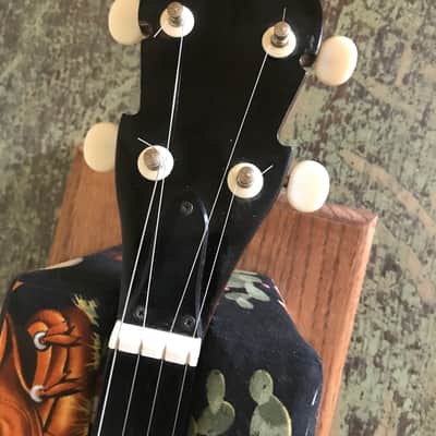 1970s or 1980s Vintage Bently 5 String Resonator Banjo w/Case - Set Up - Very Nice image 4