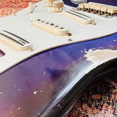 MJT Stratocaster Body Fender Desert Sunset Relic NEW image 8